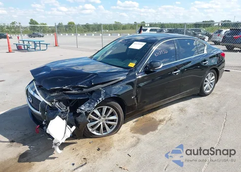 2015 Infiniti Q50 Premium/Sport from USA, damaged, VIN JN1BV7AP7FM336277